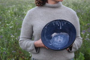 Large Midnight Blue Serving Bowl: One
