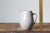 Jug in Speckled White: Three