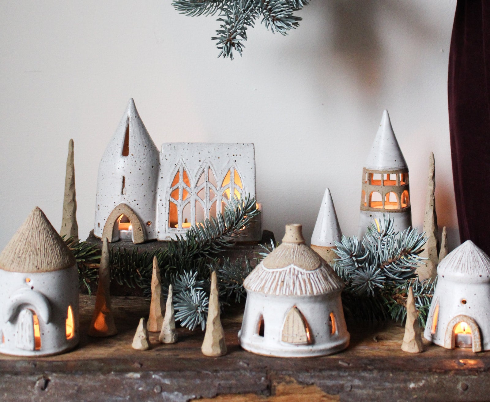 Christmas Cottages & Churches