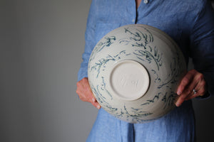 Very Slightly Flawed Botanical Serving Bowl: Six