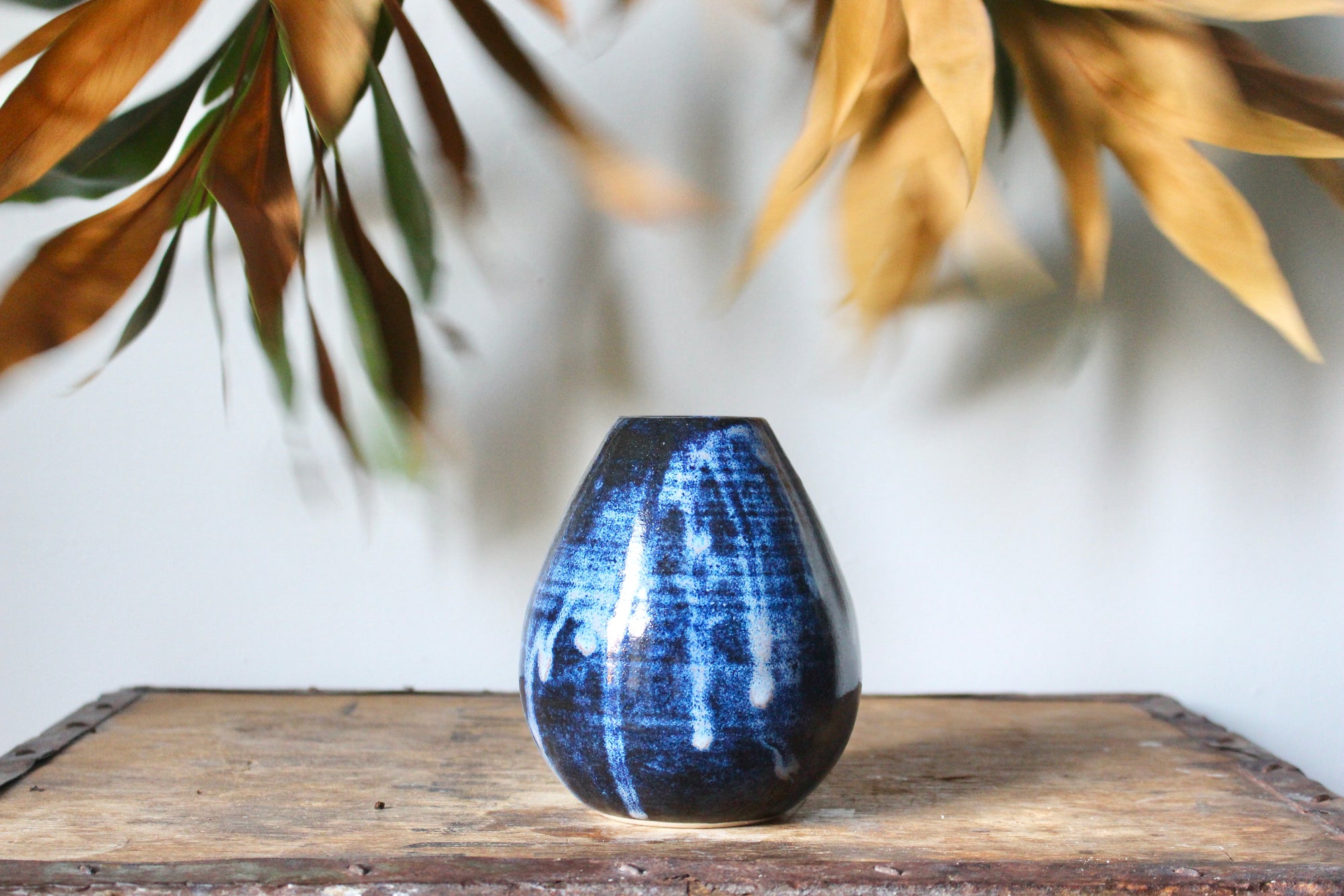 Vase in Indigo: Six