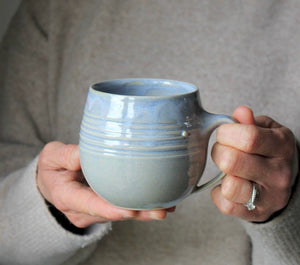 Pale Blue/Grey Mug: One