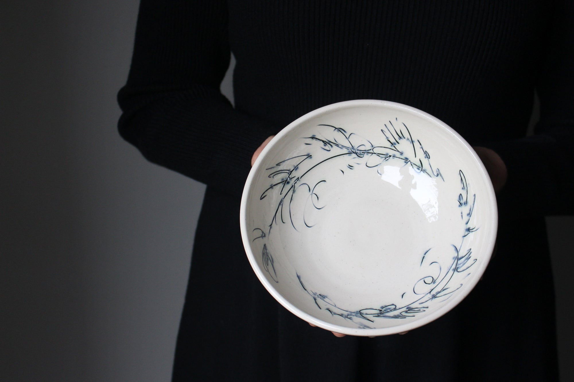 Botanical Serving Bowl: Five