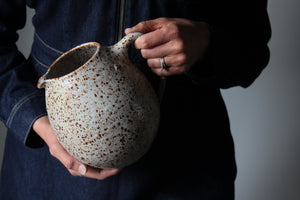 Jug in Speckled White: One