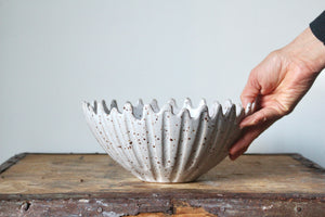 Serving Bowl in Crenellated Edge: Two