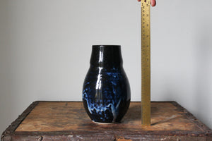 Tall Vase in Indigo: Six