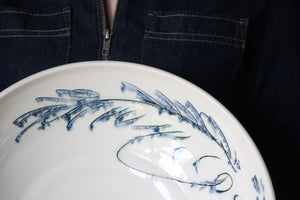 Large Botanical Serving Bowl: One