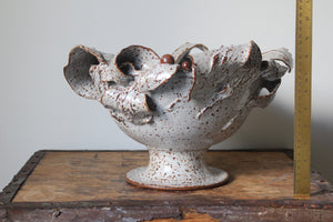 Large Pedestal Dish: Five