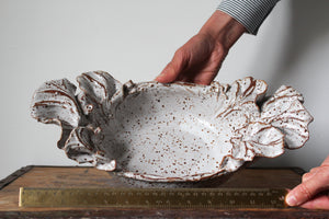 Anthos Platter in Speckled White: Four