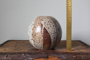 Poured Lustre Orb Vase