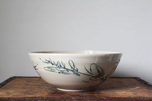 Very Slightly Flawed Botanical Serving Bowl: Six