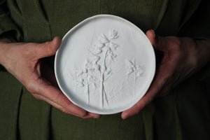Herbarium: Botanicals in Porcelain White: Eleven