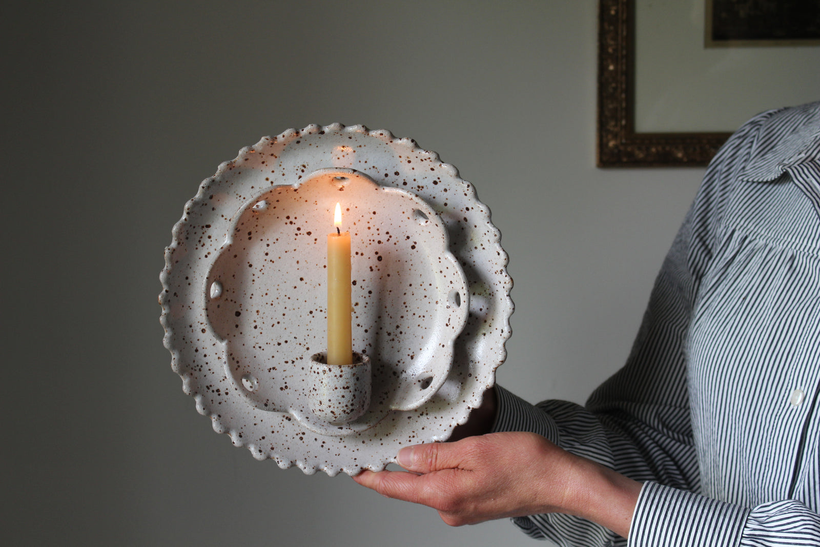 Wall Sconce Candle Holder: One