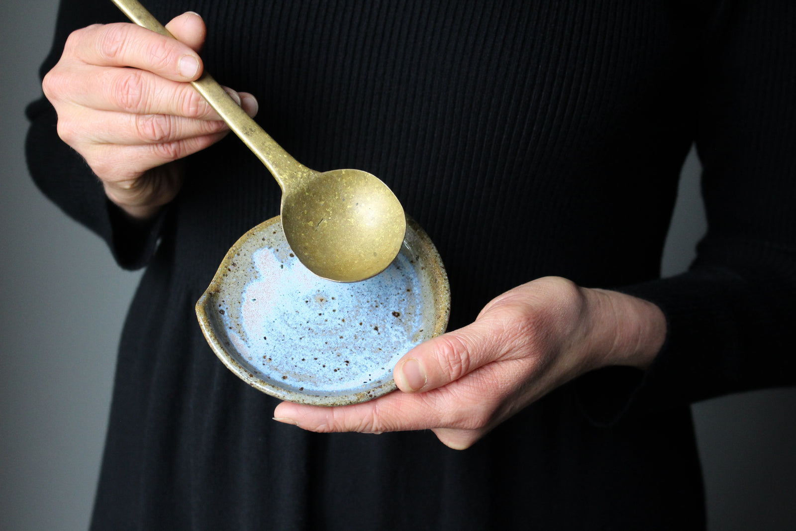 Spoon Rest in Pale Blue