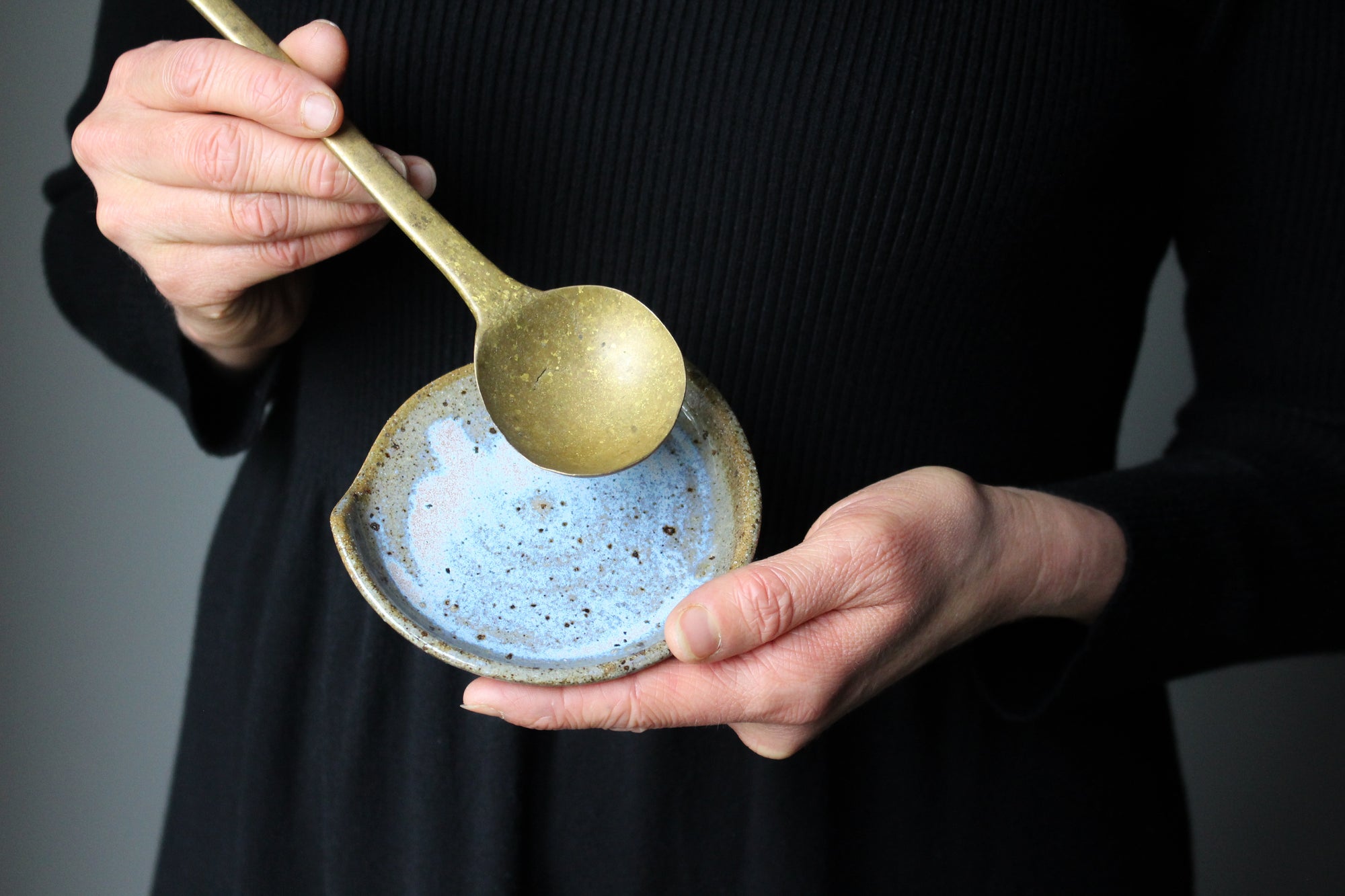 Spoon Rest in Pale Blue