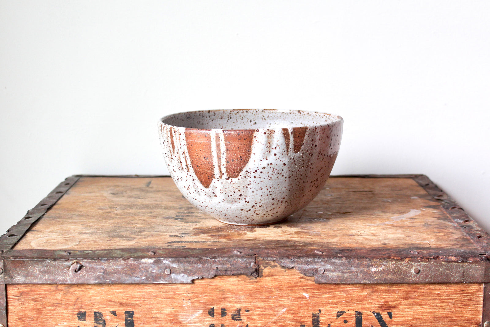 Serving Bowl in Poured Lustre