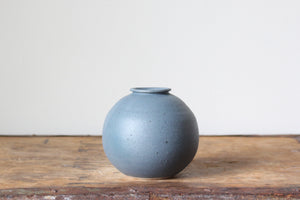 Matte Blue Bud Vase