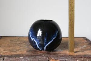 Orb Vase in Indigo