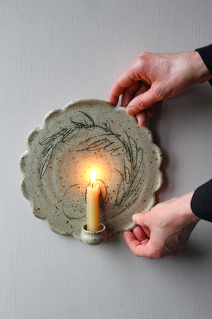 Botanical Wall Sconce Candle Holder: Three