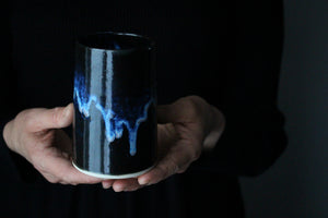 Straight-Sided Vase in Indigo