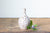 Bud Vase in Speckled Warm White: Four