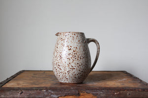 Jug in Speckled White: Two