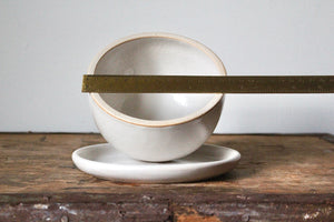 Cheese and Butter Dome - Cream/White