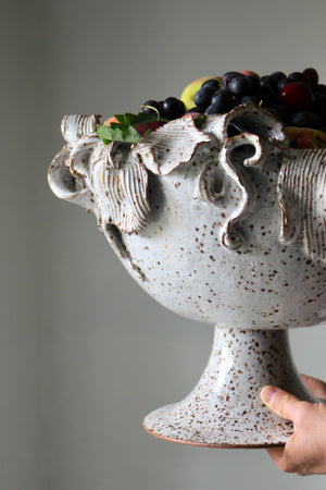 Slightly Imperfect Large Pedestal Dish (read full description)