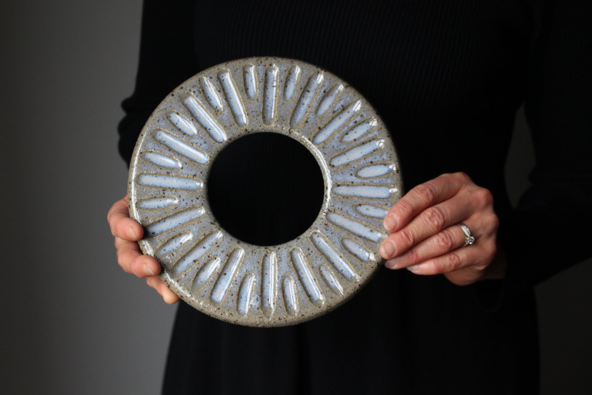 Trivet in Rustic in Pale Blue