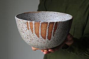 Serving Bowl in Poured Lustre: One
