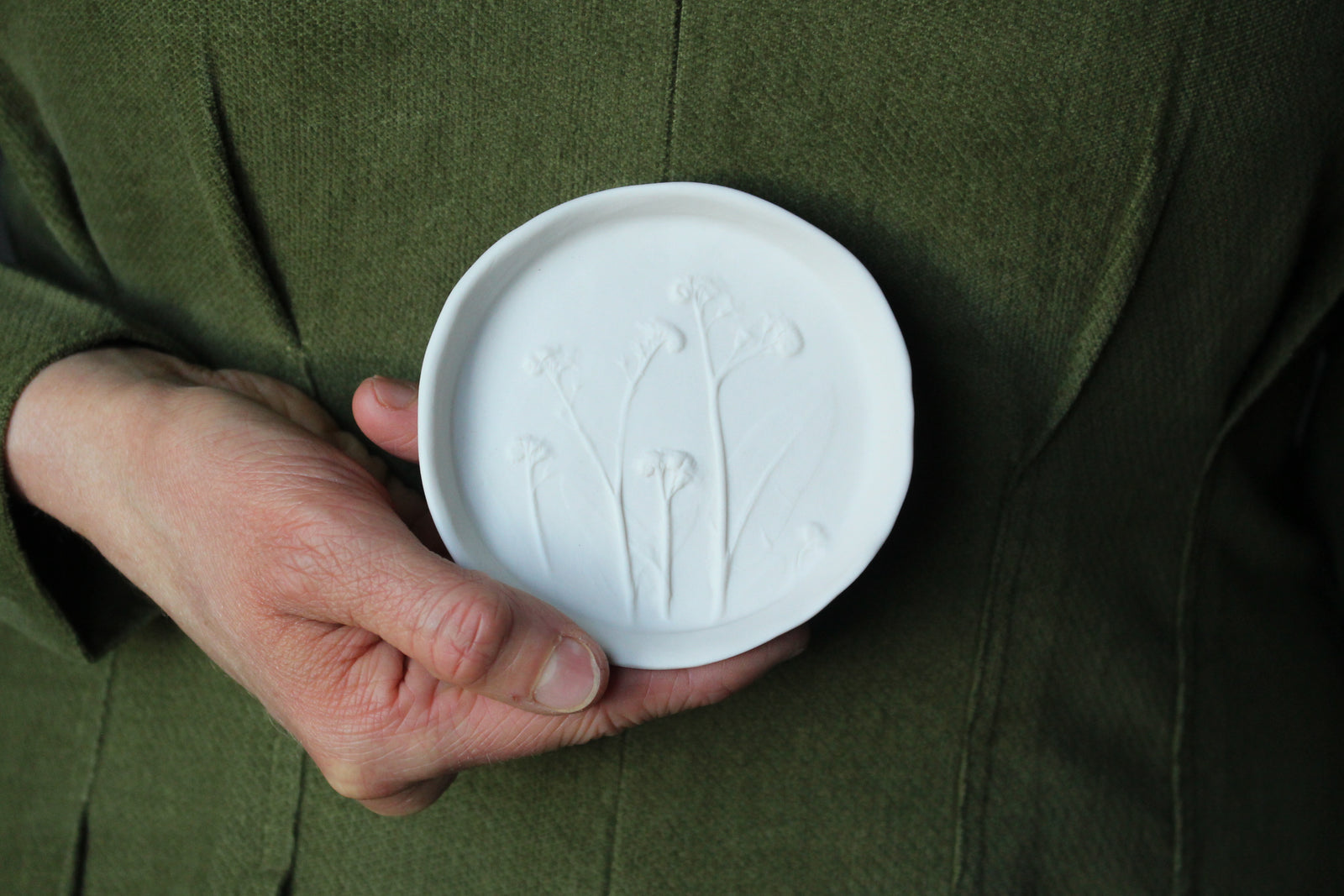 Herbarium: Botanicals in Porcelain White: Eighteen