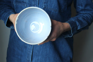 Slightly Flawed Rice Bowl in Pale Blue