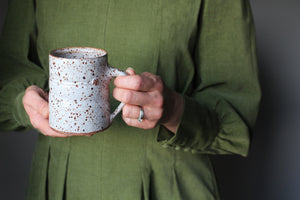Speckled White Mug: Four
