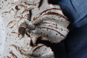 Anthos Platter in Speckled White: Two