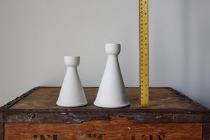 Porcelain Candlestick Holder Set of Two