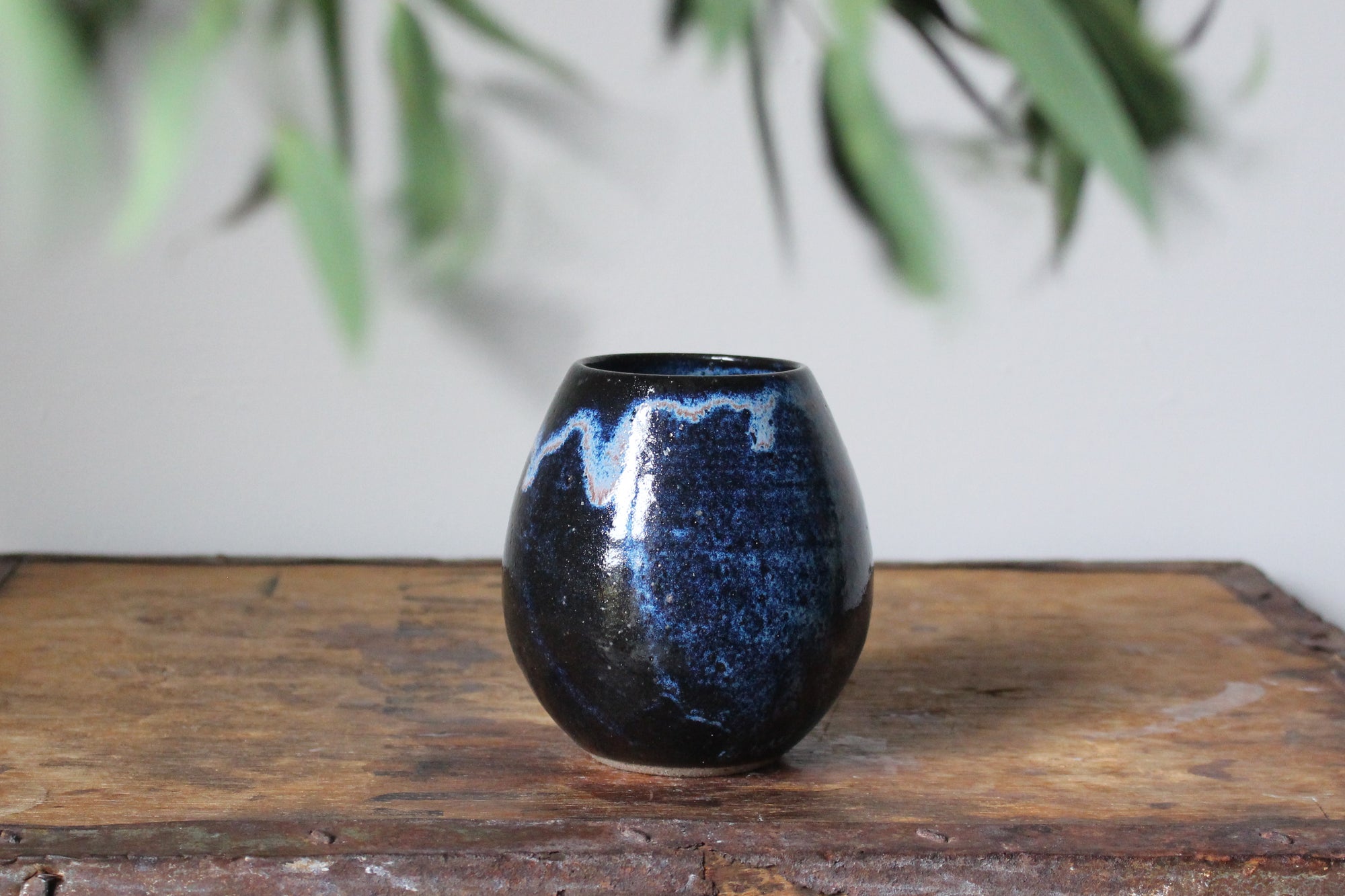 Vase in Indigo: Twelve