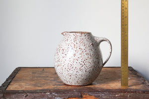 Jug in Speckled White