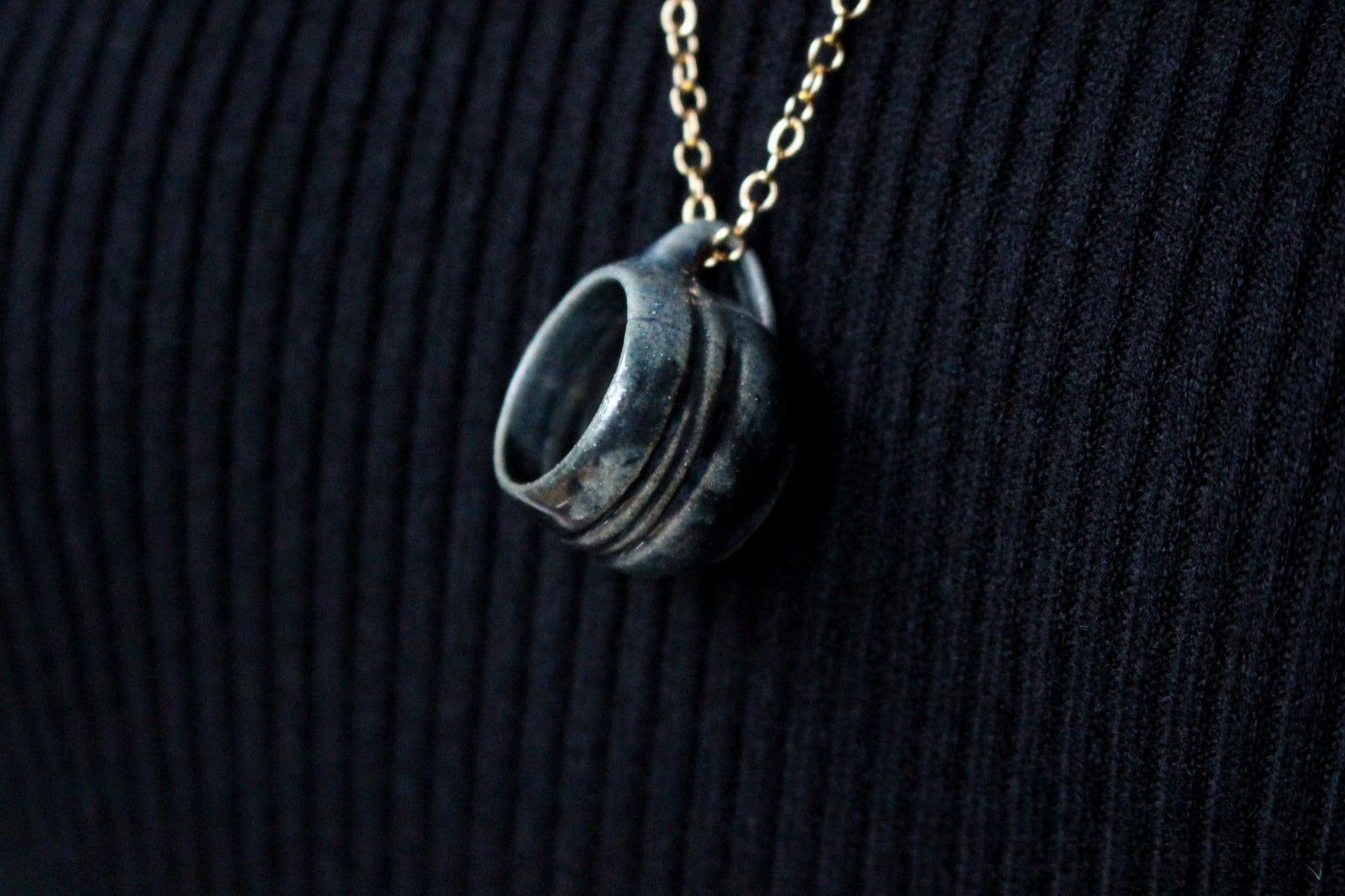 Slightly Flawed Mug Necklace: Seven