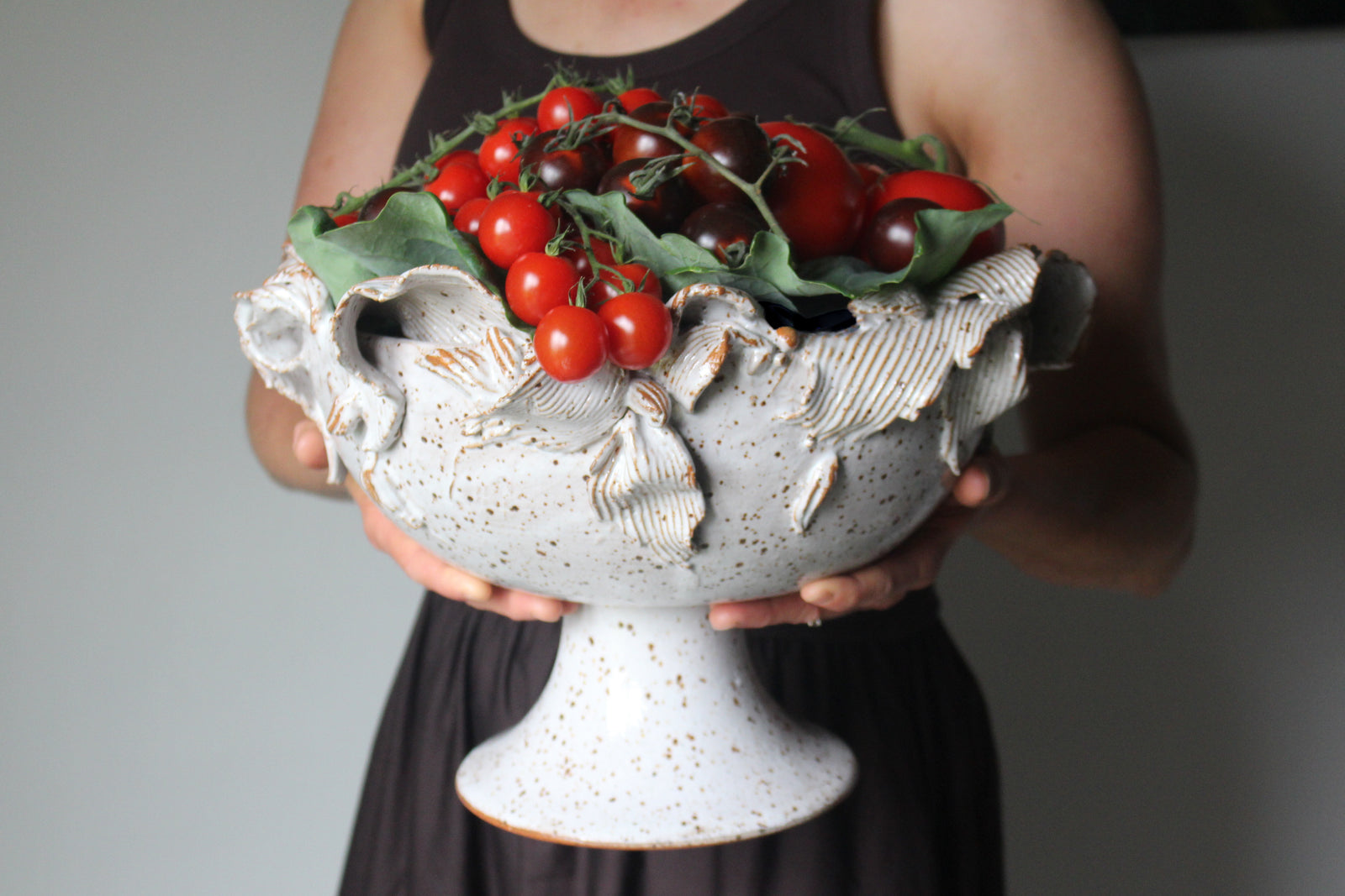 Large Pedestal Dish: Two