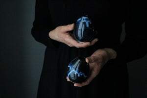 Bud Vase in Indigo: Fourteen