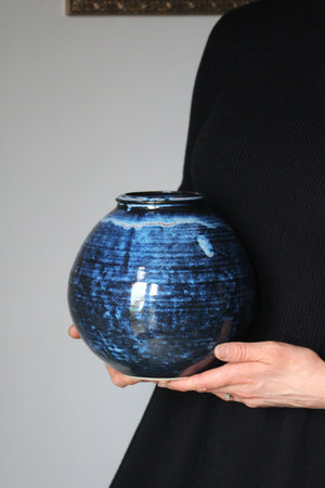 Large Vase in Indigo