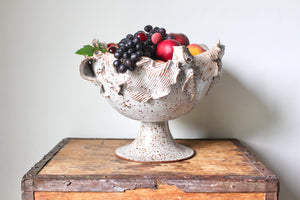 Slightly Imperfect Large Pedestal Dish (read full description)