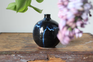Bud Vase in Indigo: One