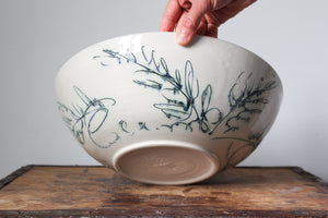 Large Botanical Serving Bowl: Two
