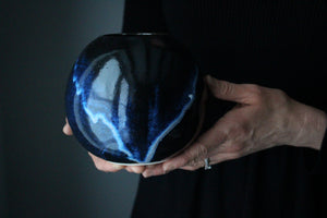 Orb Vase in Indigo