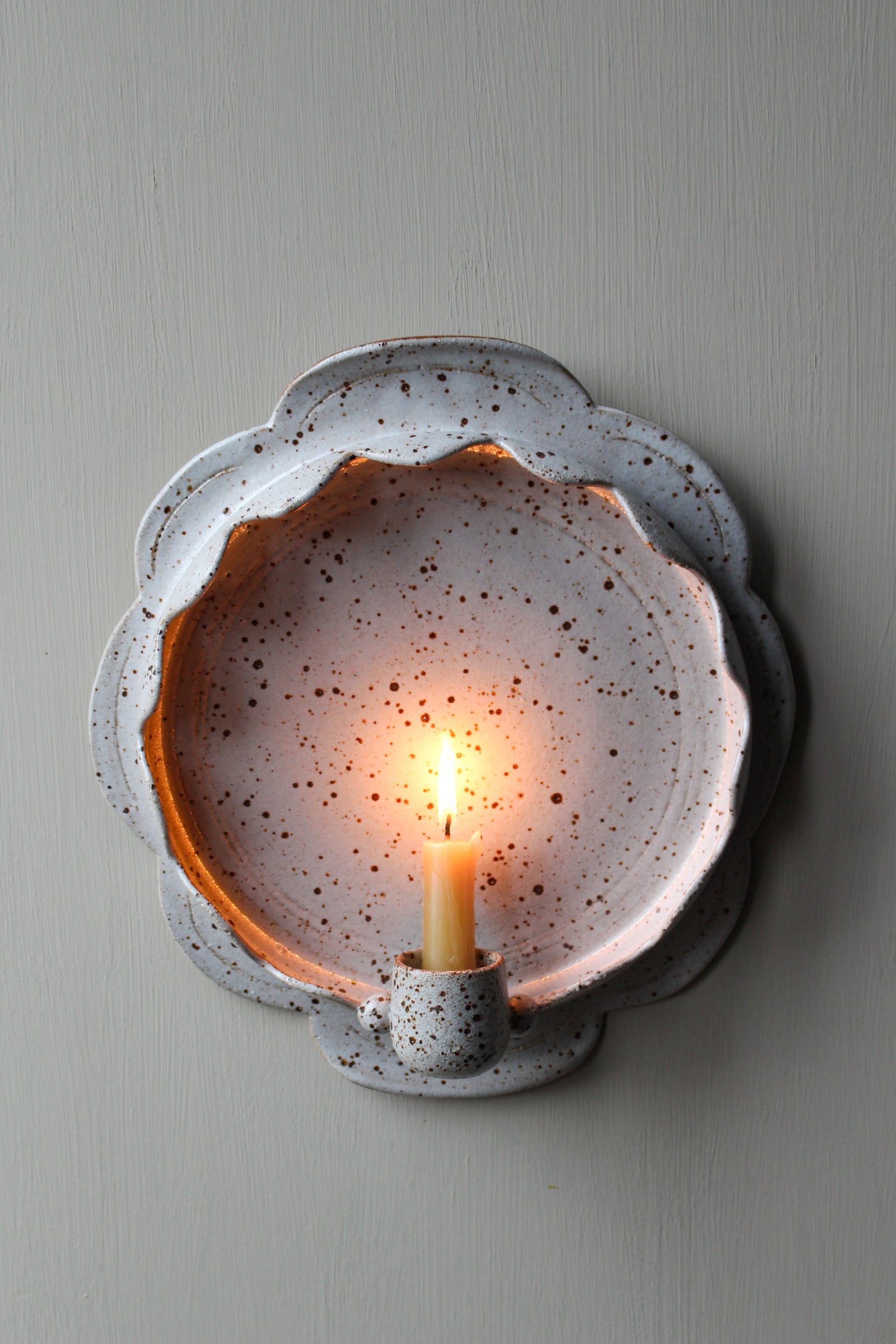 Wall Sconce Candle Holder: One