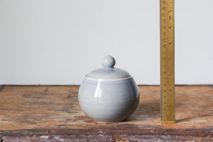 Sugar Pot with Lid and Spoon