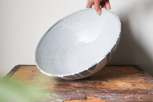 Large Black and White Serving Bowl: One