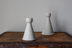 Porcelain Candlestick Holder Set of Two