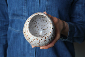Slightly Imperfect Salt Pig in Rustic Speckled Clay
